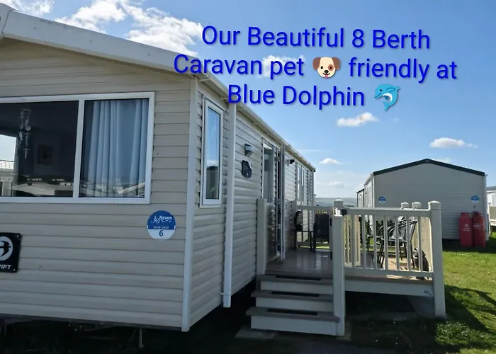 8 Berth Caravan At Blue Dolphin East Coast דירה *